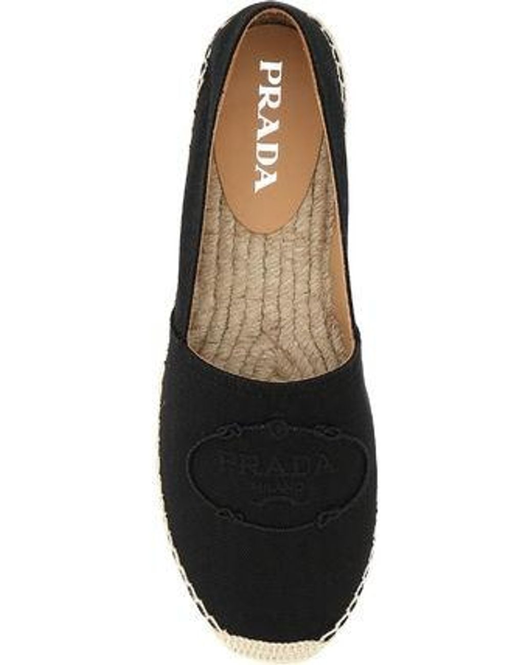 Prada Black Espadrilles