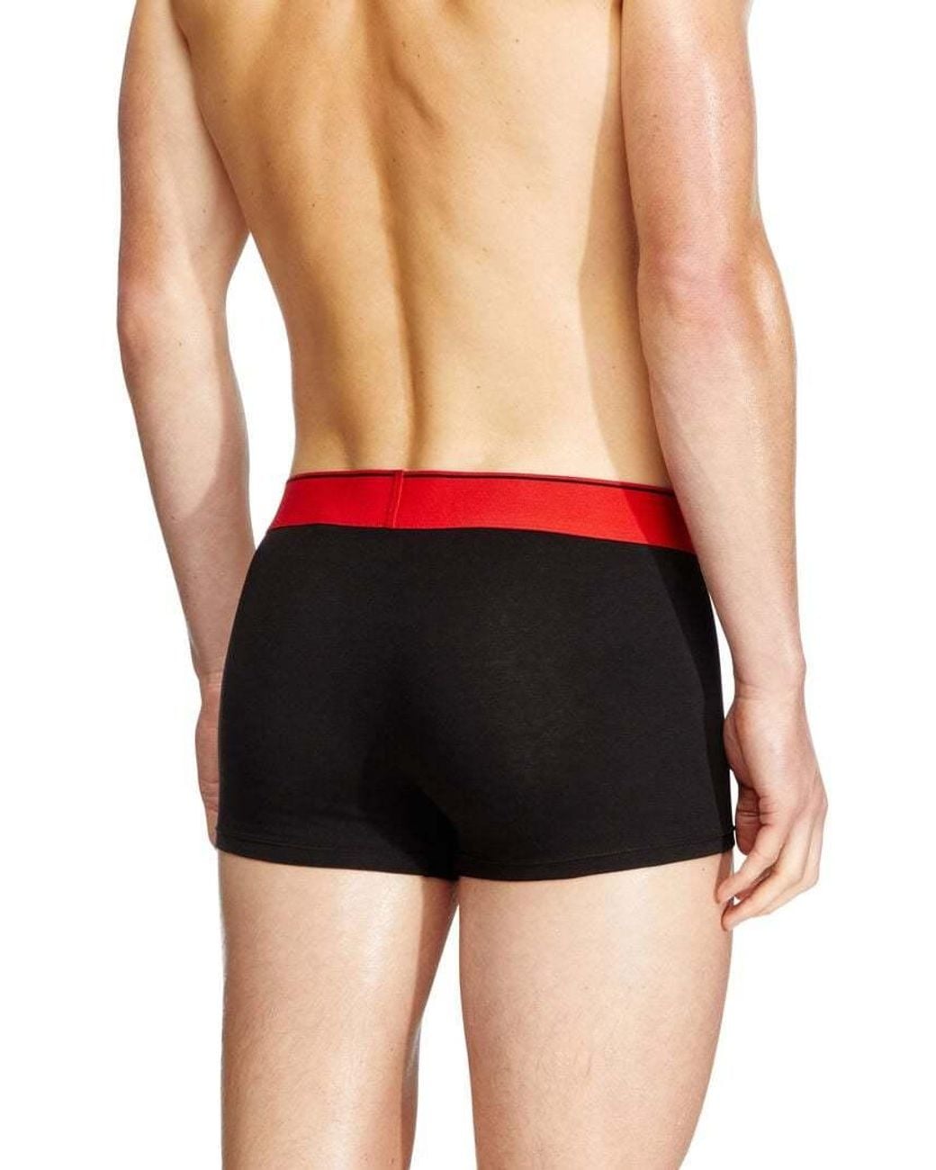 DIESEL Red Umbx-Damienthreepack Three-Pack Of Plain Boxer for men