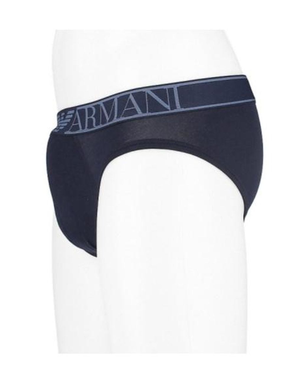 Emporio Armani Blue Logo Briefs for men