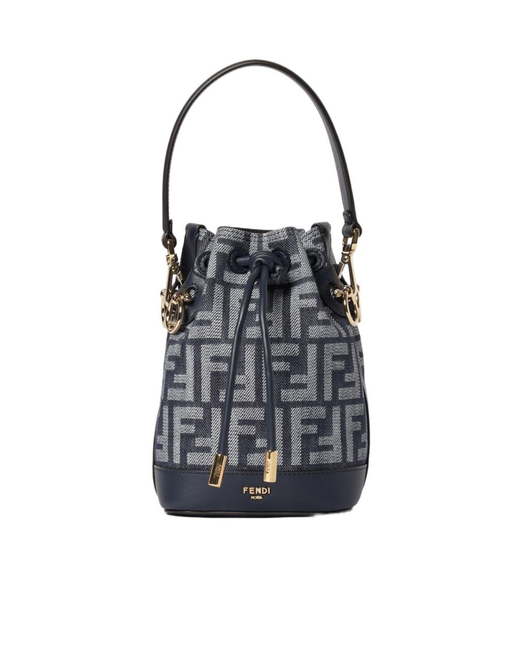 Fendi Black Mon Tresor Mini Bucket Bag