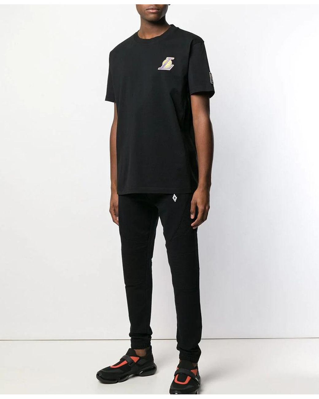 Marcelo Burlon Black Tapered Track Pants for men