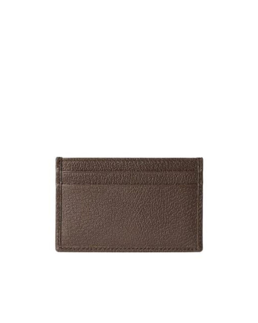 Gucci Brown Ophidia Logo Plaque Wallet for men