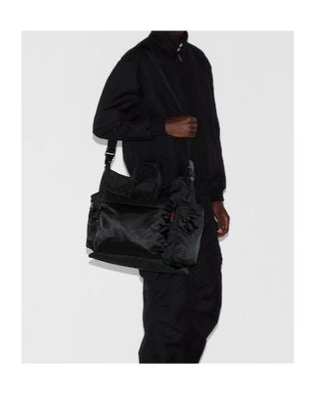 Gucci Black Large Gg Tote Bag for men