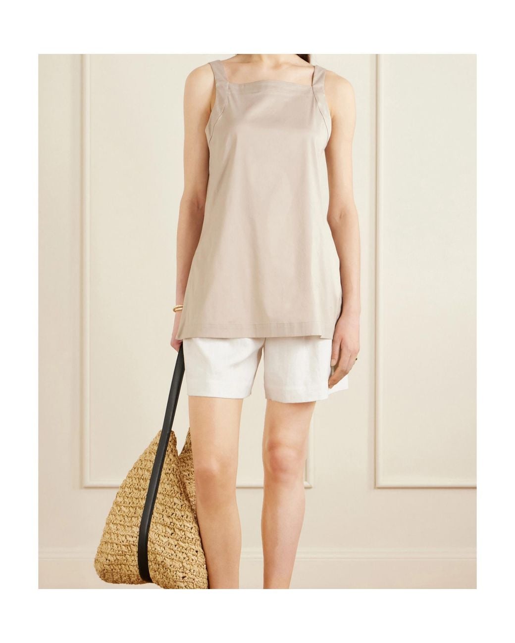 Max Mara Natural Sleeveless Top