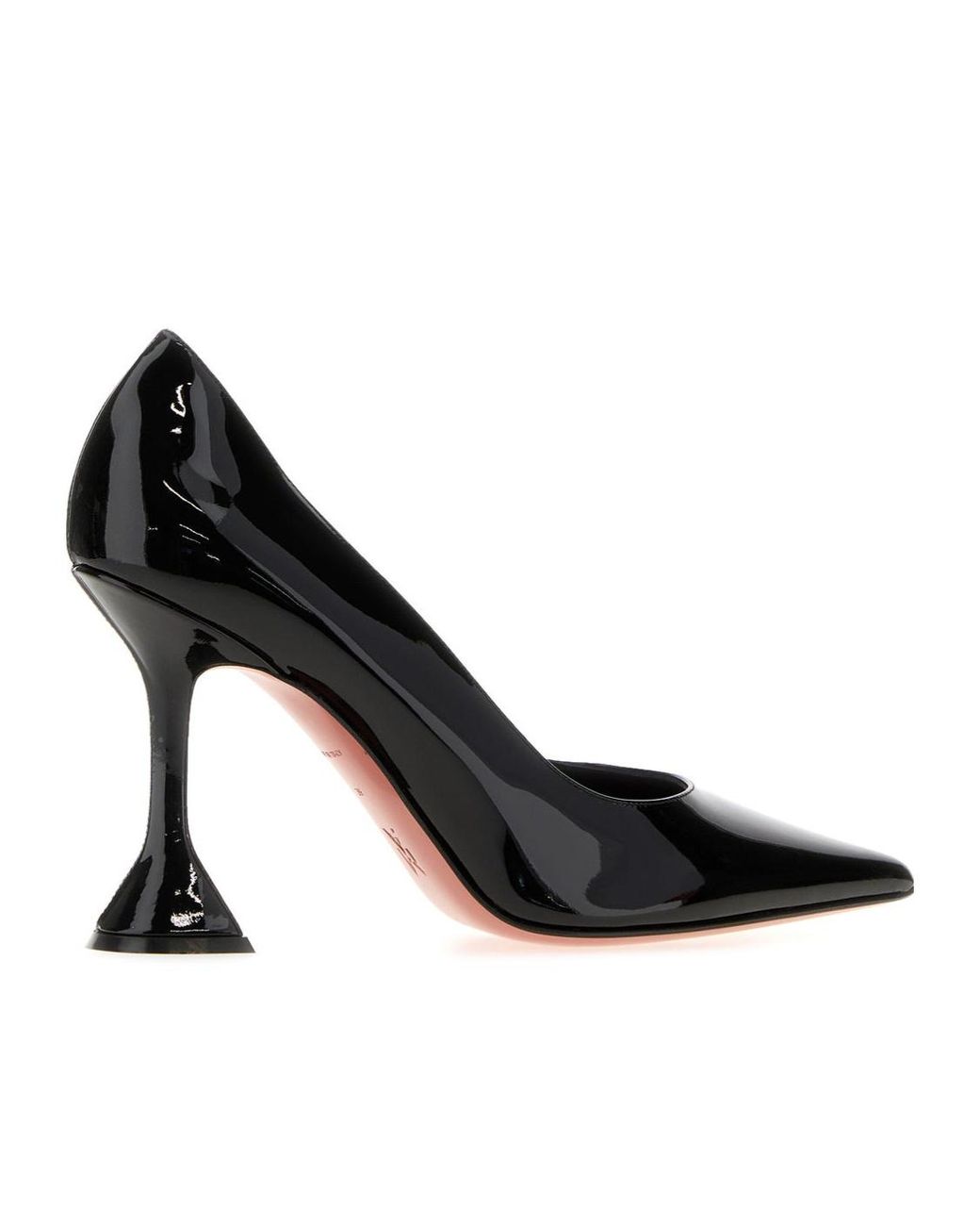 AMINA MUADDI Black Pointed-Toe High Heels