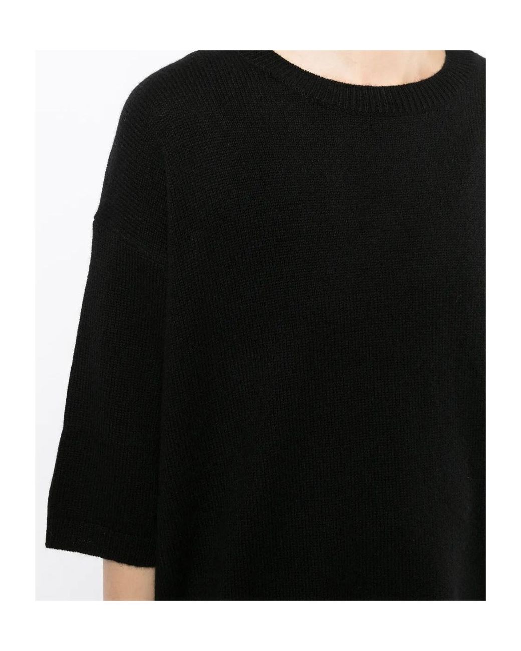 Lisa Yang Black Crew Neck Sweater