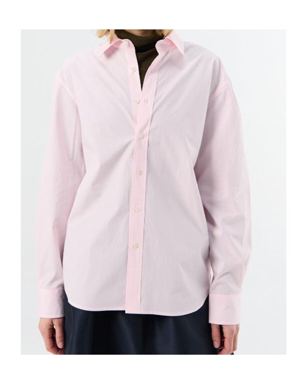 DUNST Pink Long Sleeve Shirt for men