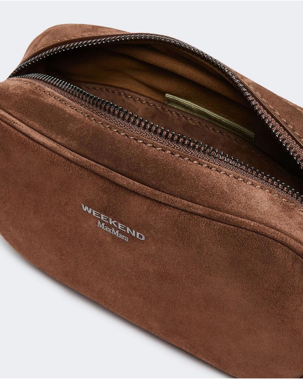 Weekend by Maxmara Brown Wkastruzzo Logo Stamp Crossbody Bag