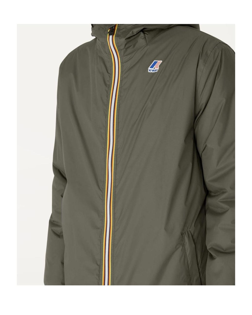 K-Way Multicolor Le Vrai 3.0 Eiffel Orsetto Hooded Raincoat for men