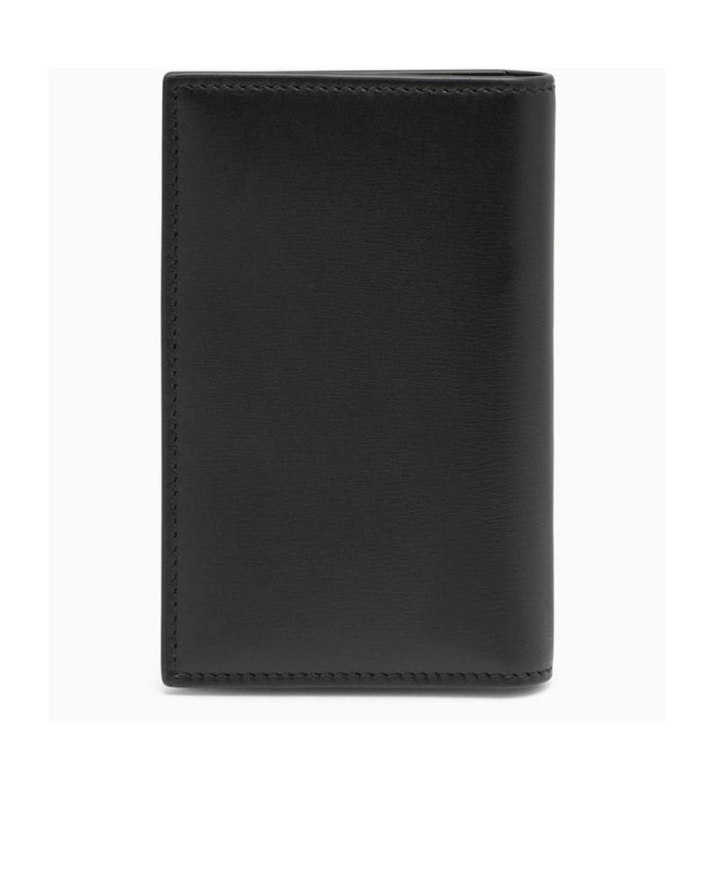 Ferragamo Black Logo Card Holder for men