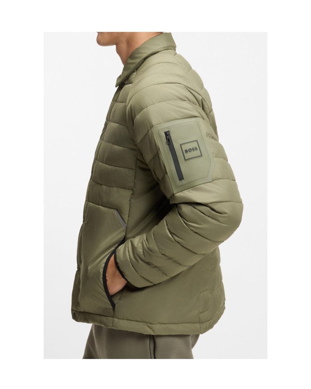Boss Green Shirt-Style Jacket for men