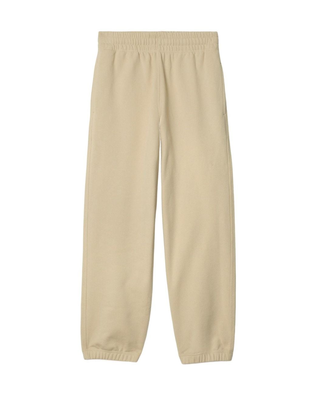 Burberry Natural Check Label Sweatpants