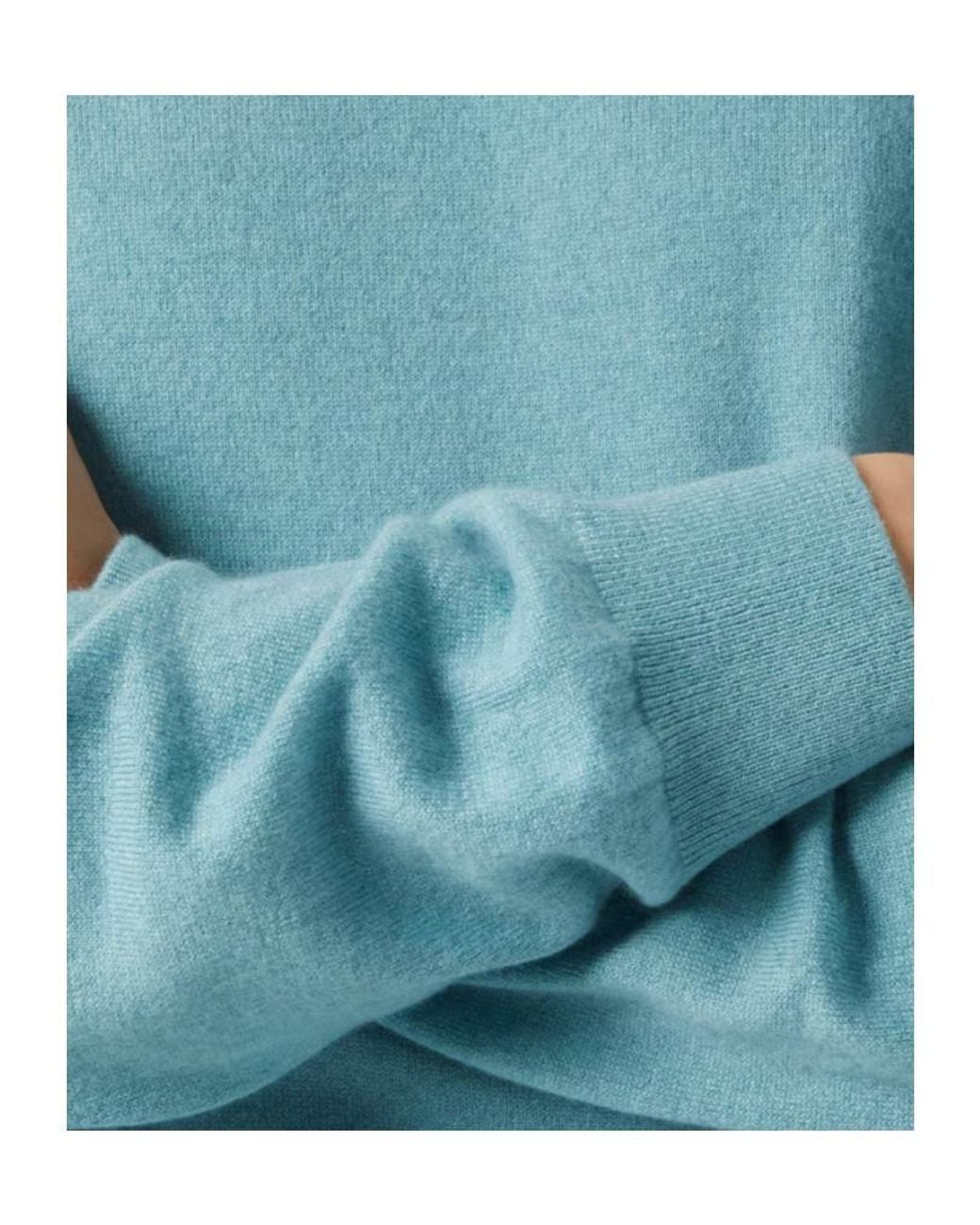 Loro Piana Blue Sergio Crewneck Jumper for men