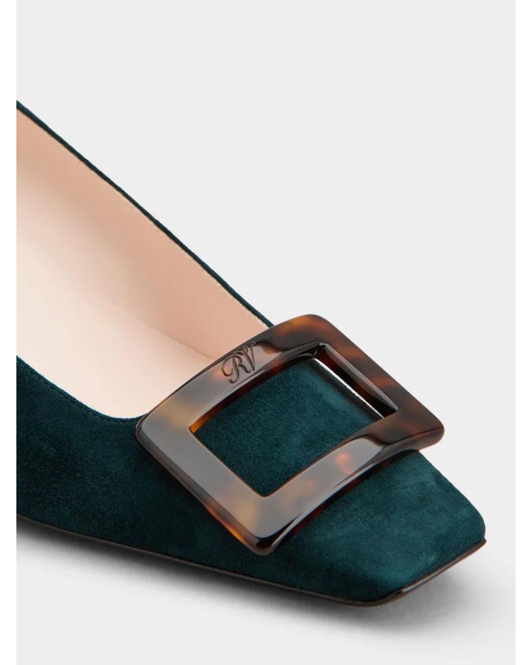 Roger Vivier Blue Belle Vivier Buckle-Detail Pumps
