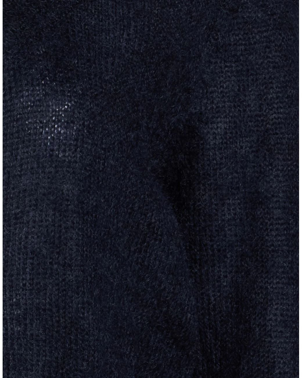 Ganni Blue Solid Color Thick Knitted