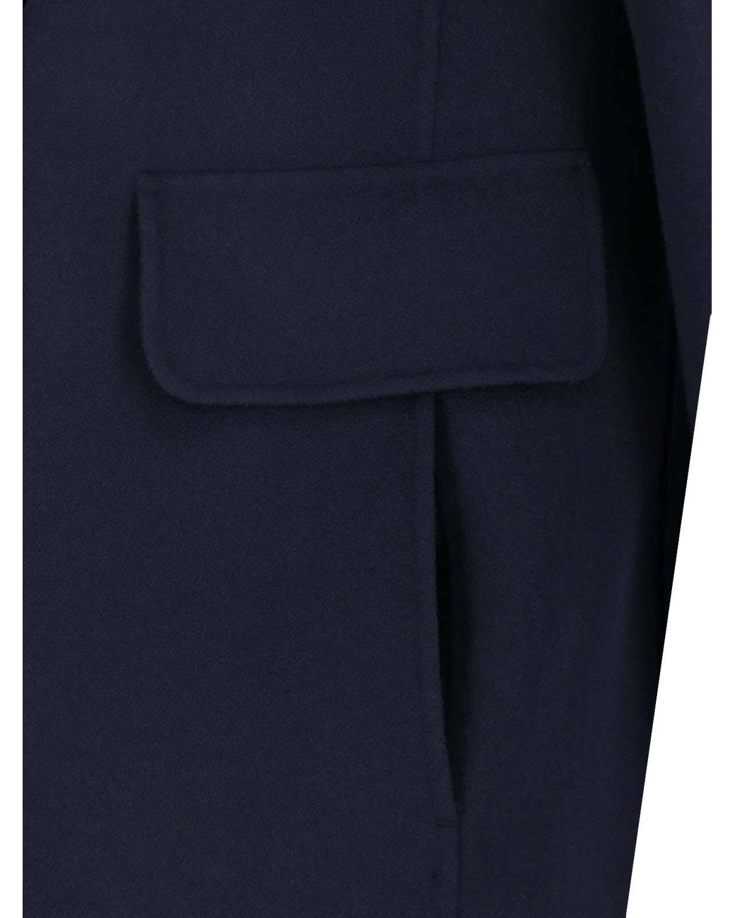 Max Mara Blue 'S Smmcamilla Double-Breasted Pea Coat