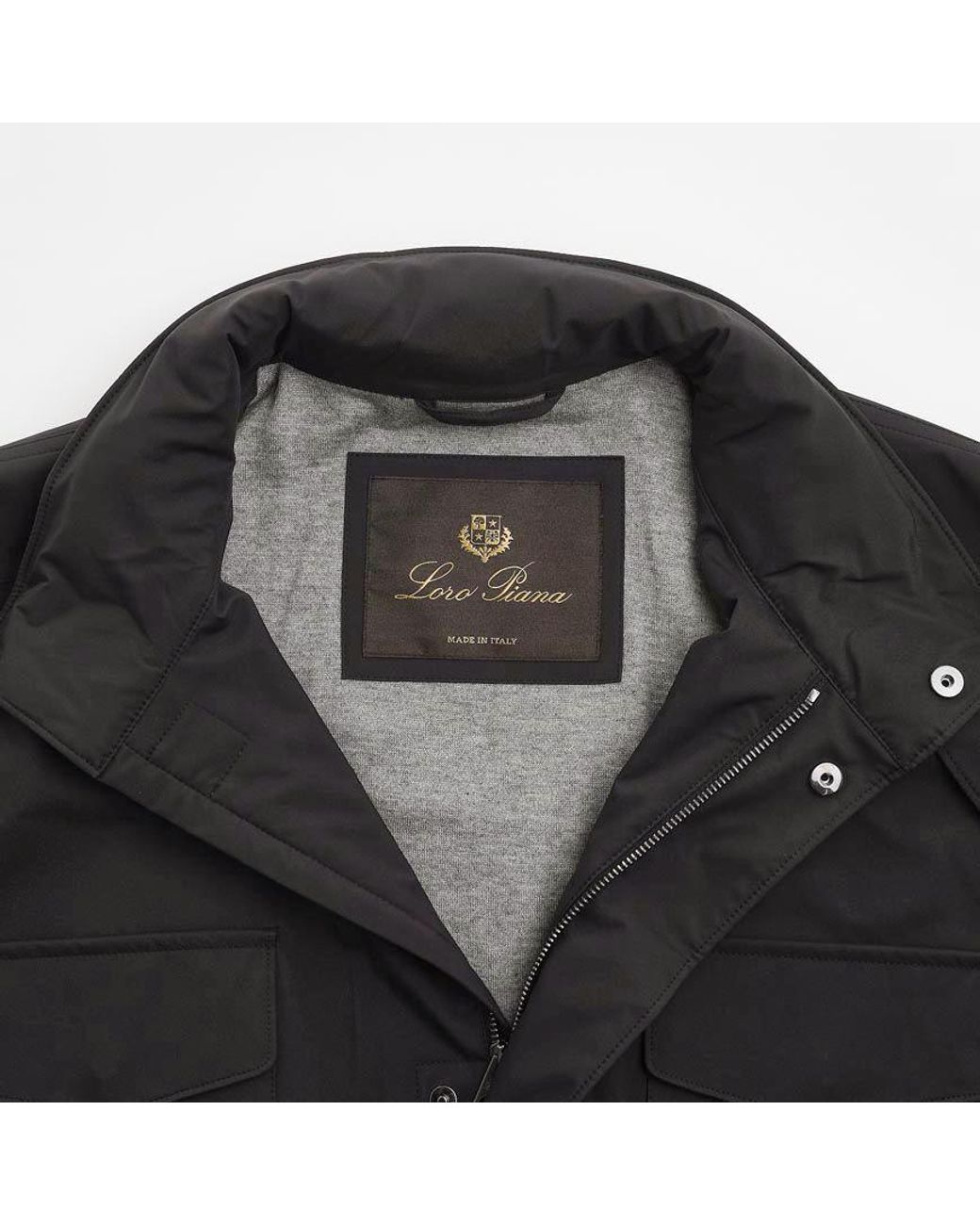 Loro Piana Gray Traveller Field Jacket for men