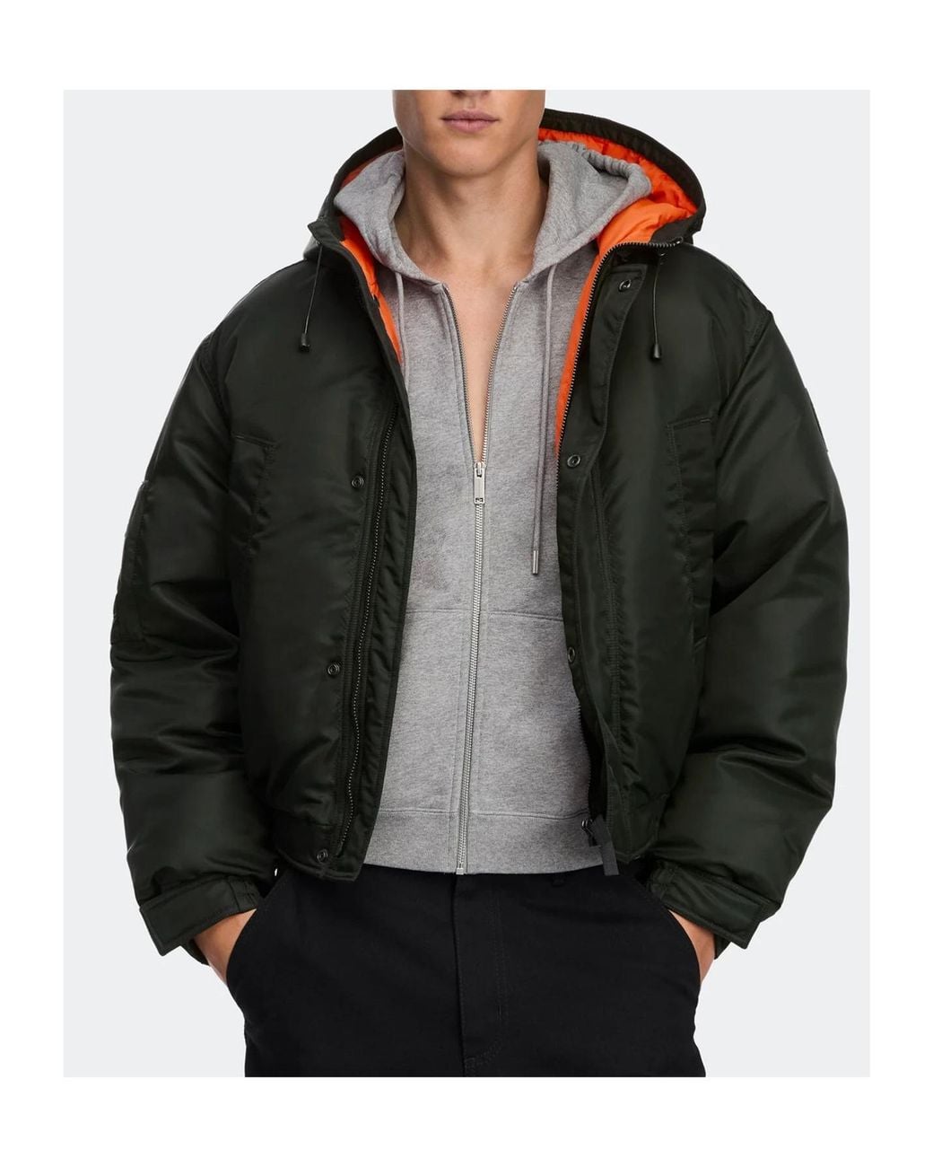 Canada Goose Black Windrow Hooded Jacket for men
