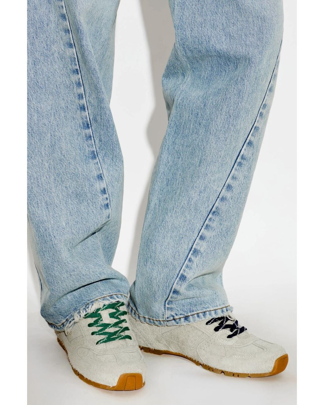 Alohas Gray Tb 56 Textured Low-Top Sneakers