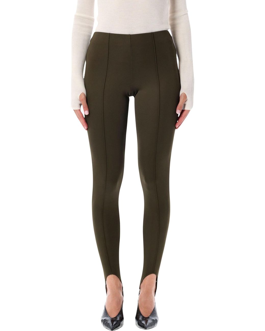 Frankie Shop Green Caserta Leggings