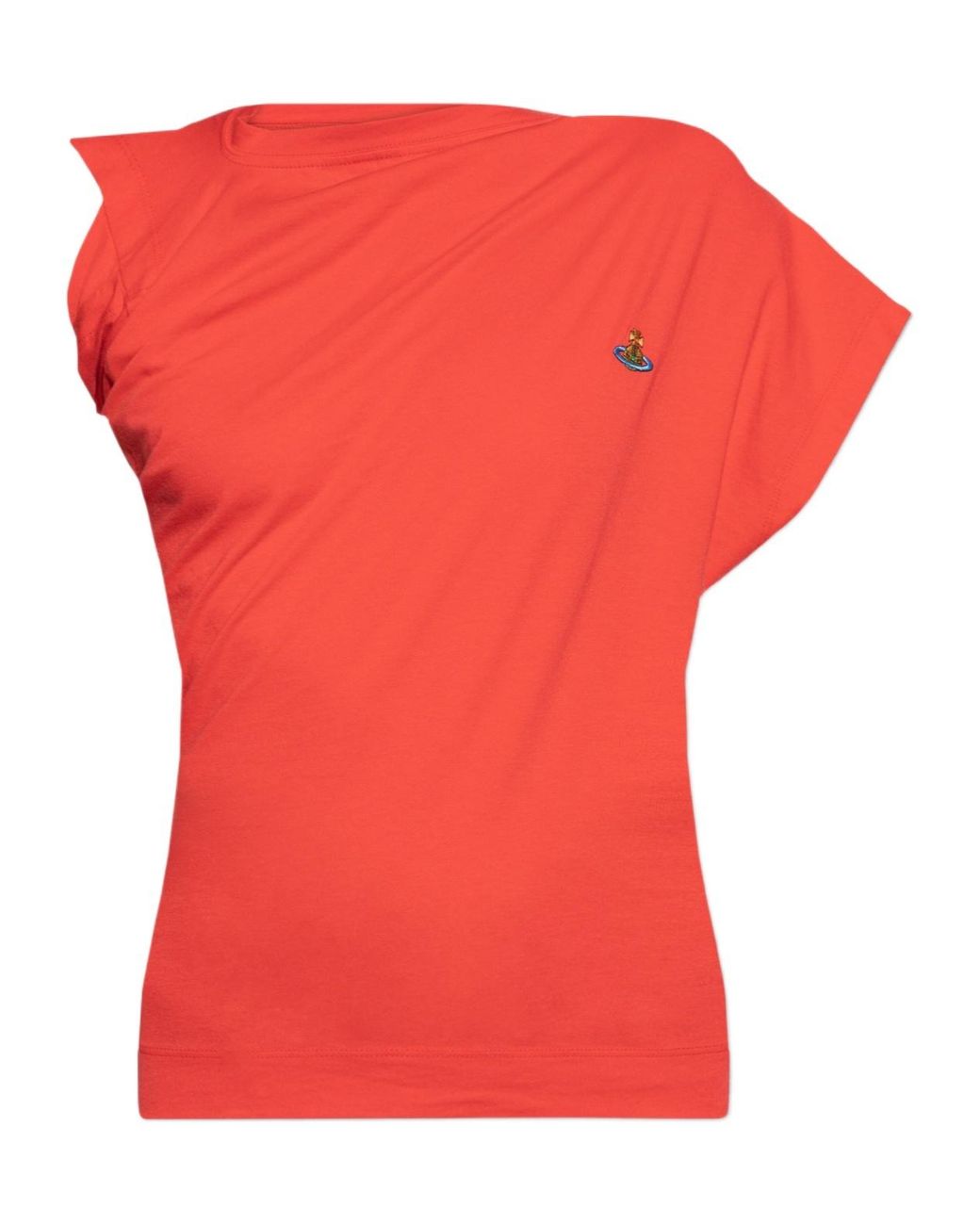 Vivienne Westwood Orb Embroidered Asymmetric T-Shirt