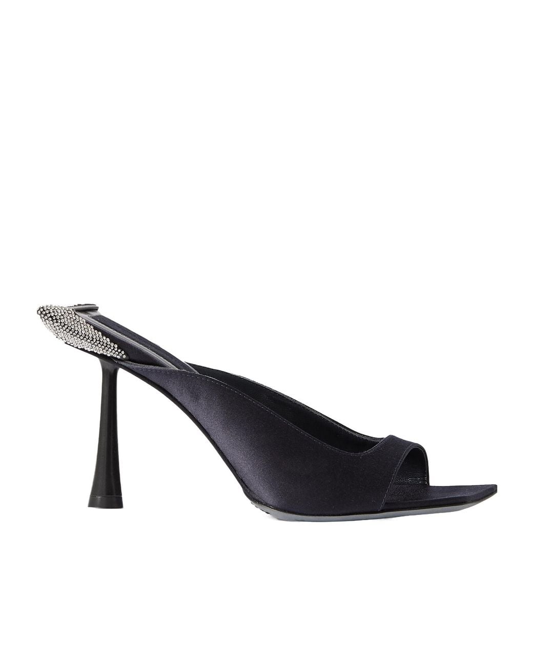 Benedetta Bruzziches Blue Cossyra Crystal-Embellished Silk Mules