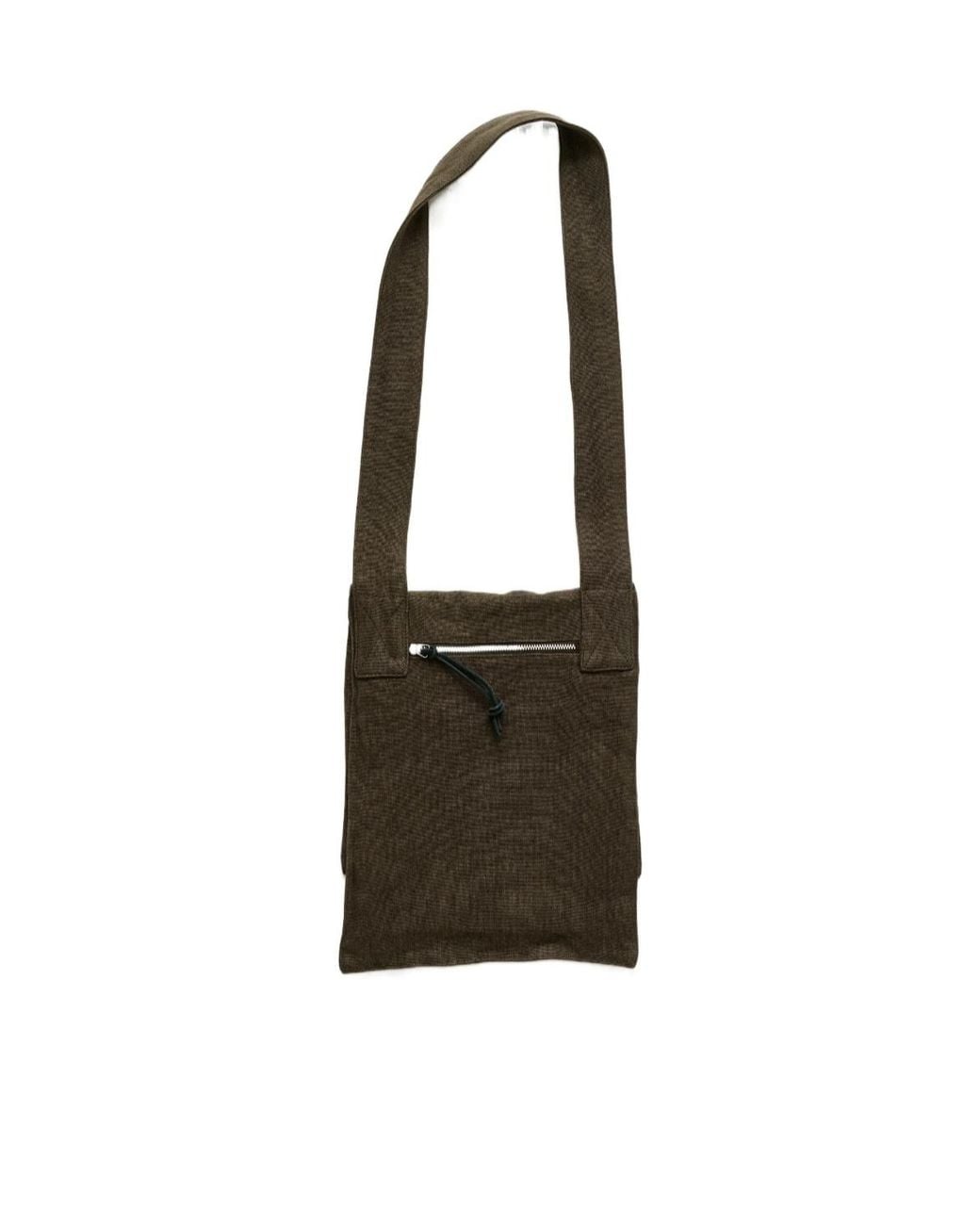 Our Legacy White Slack Small Flap Shoulder Bag for men