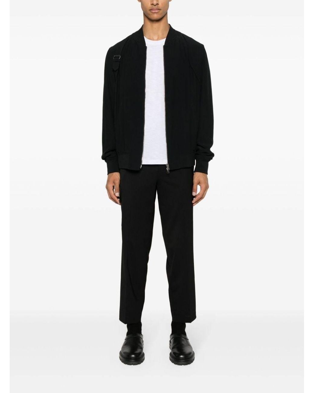Neil Barrett White Slub-Texture Cotton T-Shirt for men