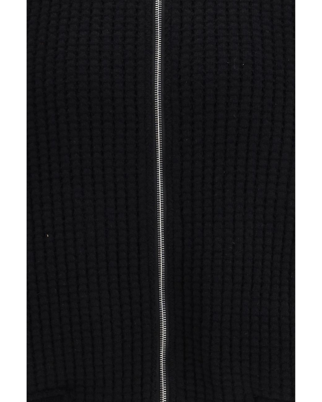 Thom Browne Black Knit Zip-Up Bomber Jacket for men