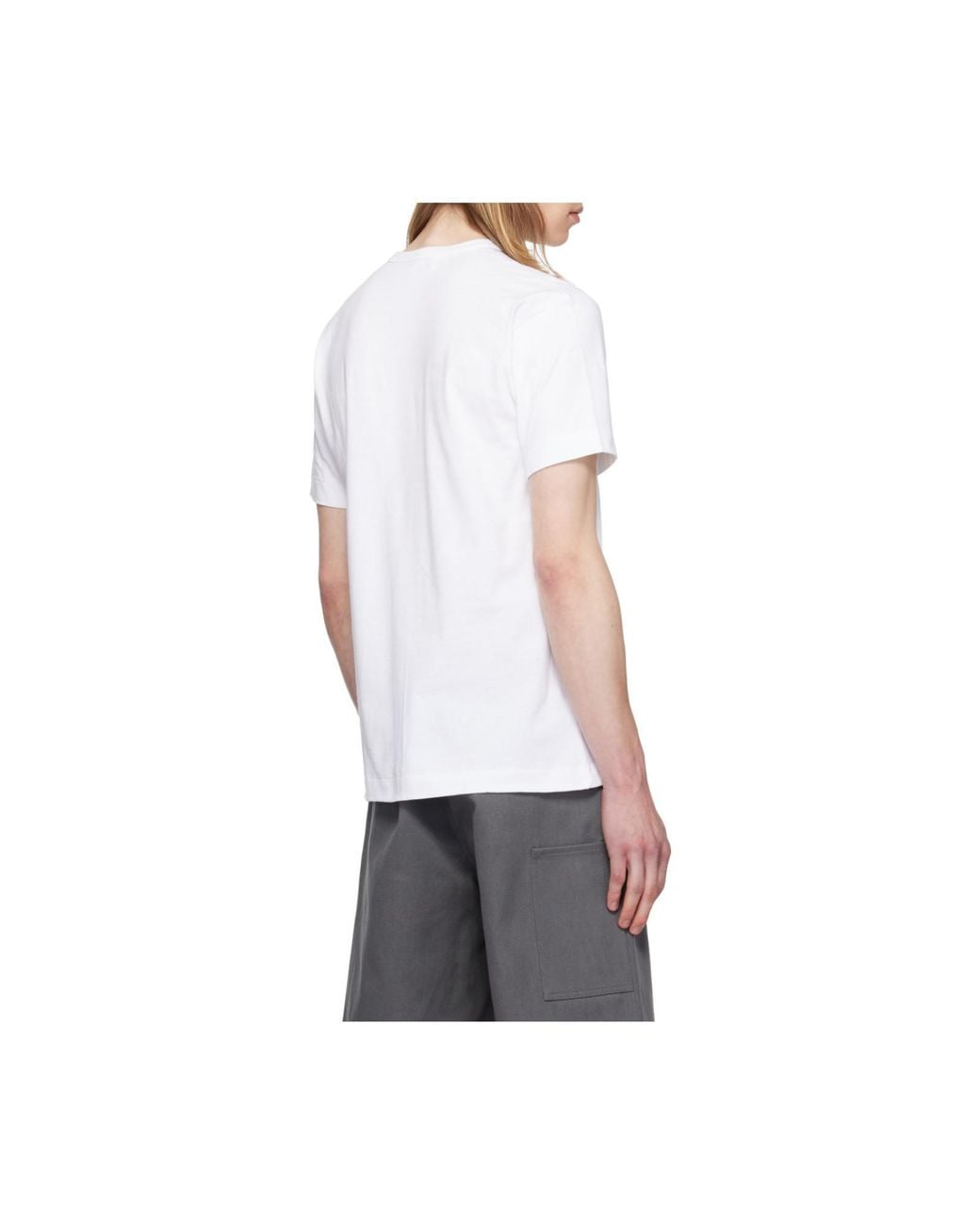 COMME DES GARÇONS PLAY Green Heart-Shaped Logo T-Shirt for men