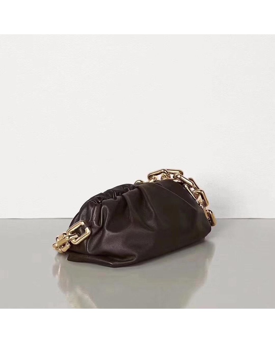 Bottega Veneta Brown The Chain Pouch Shoulder Bag