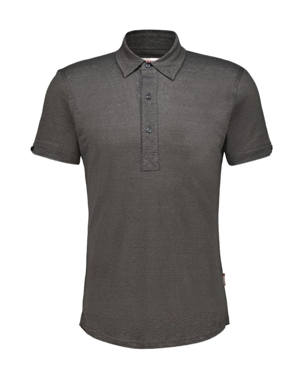 Orlebar Brown Gray Short-Sleeved Polo Shirt for men