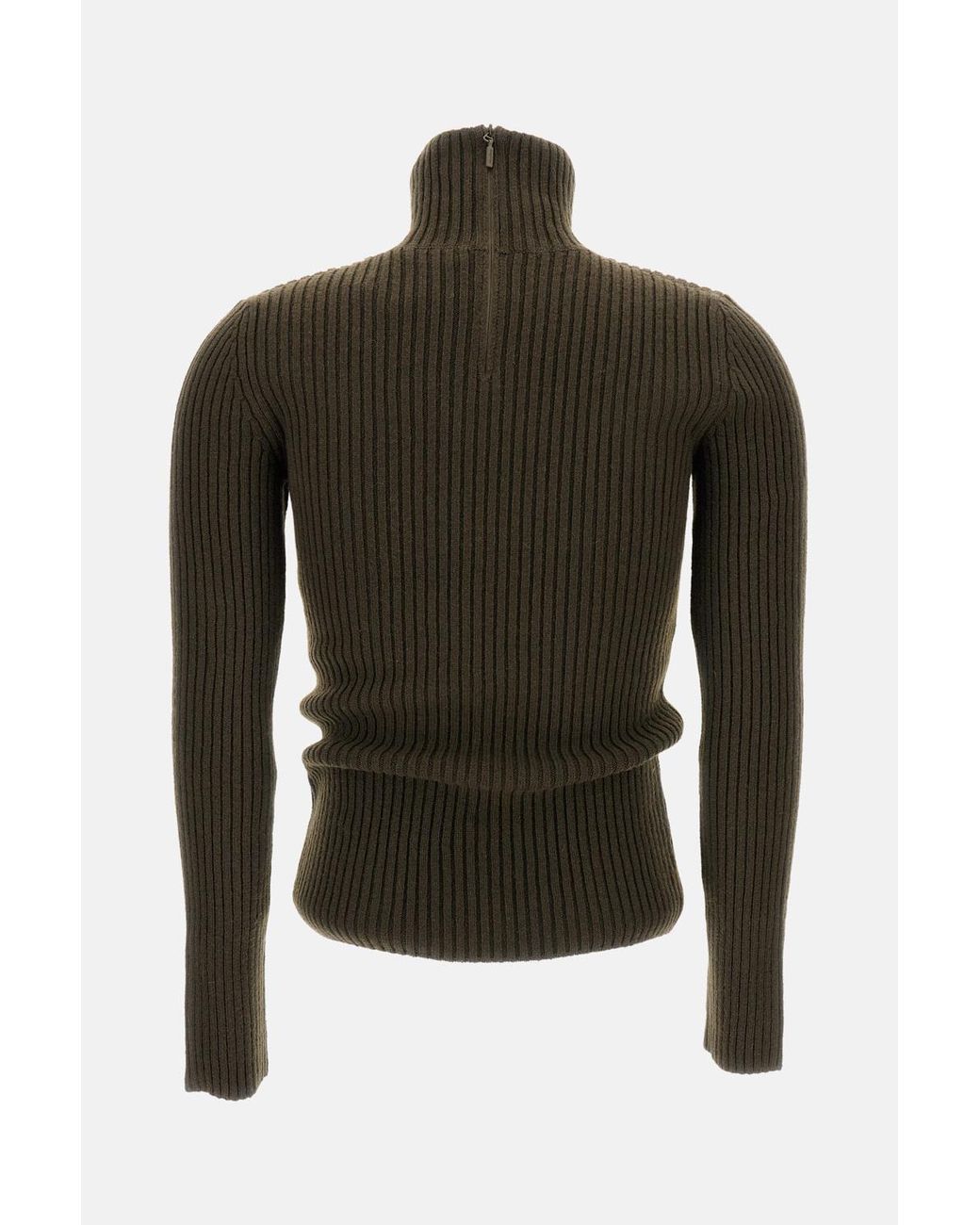 Max Mara Green 'Aral1234' Pullover Sweater