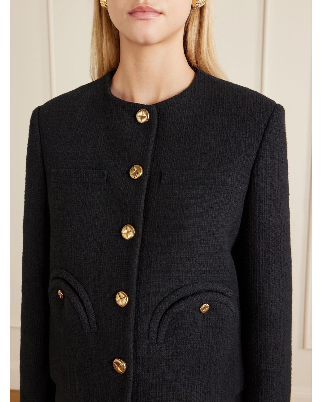 Blazé Milano Blue Minimal Long-Sleeve Jacket