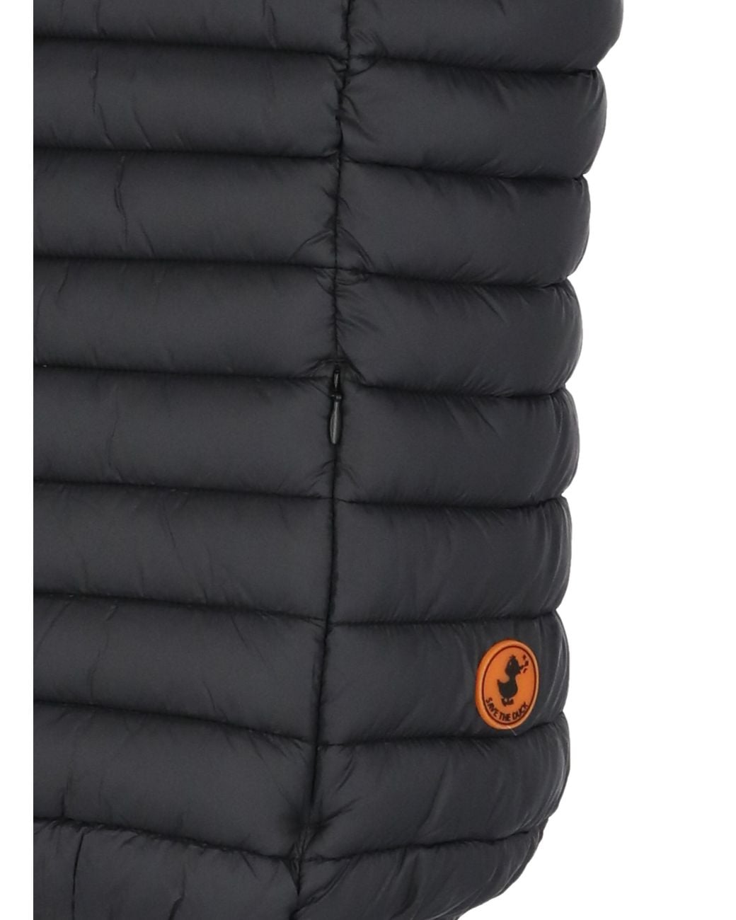 Save The Duck Black Quilted Down Vest for men