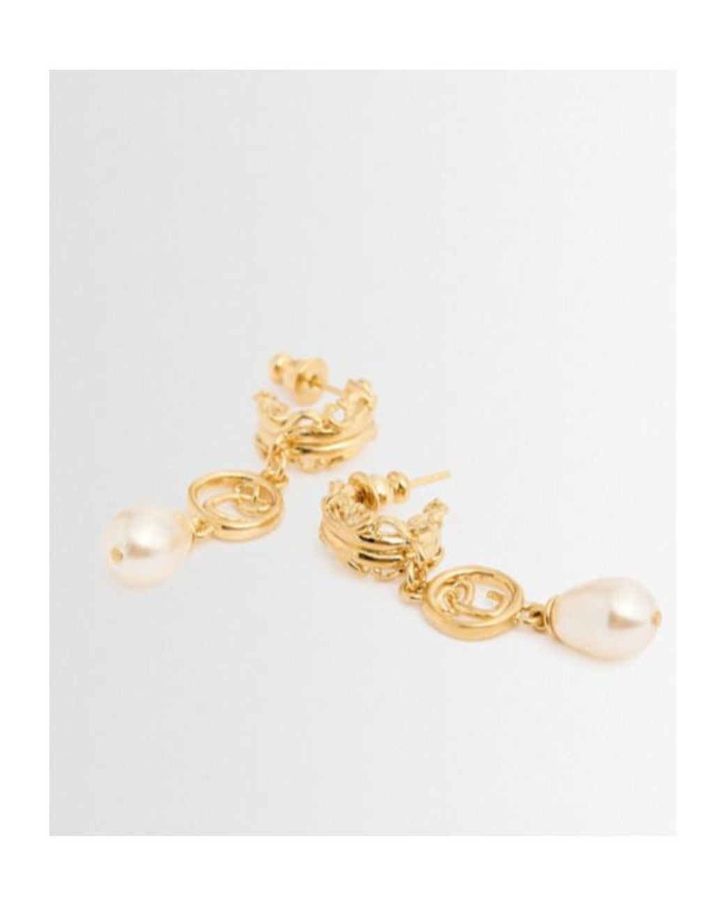 Chloé Metallic Classy Mismatched Earrings