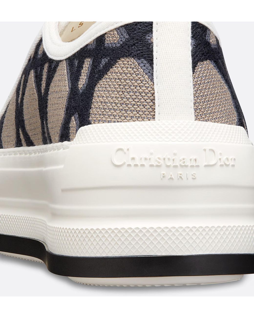 Dior White Walk'N' Platform Sneaker