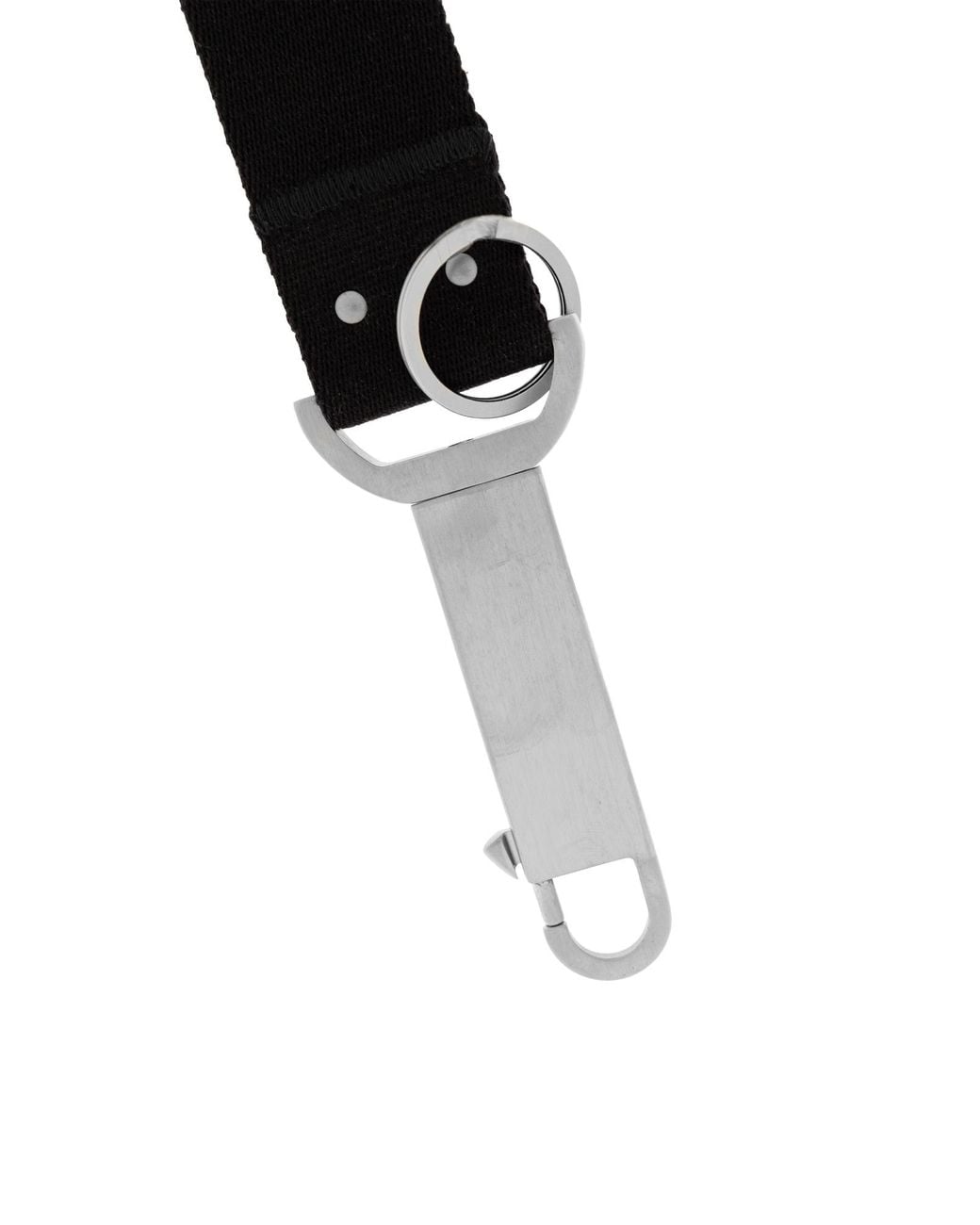 Rick Owens Logo Tape Claw Fastened Keychain in Black for Men | Lyst