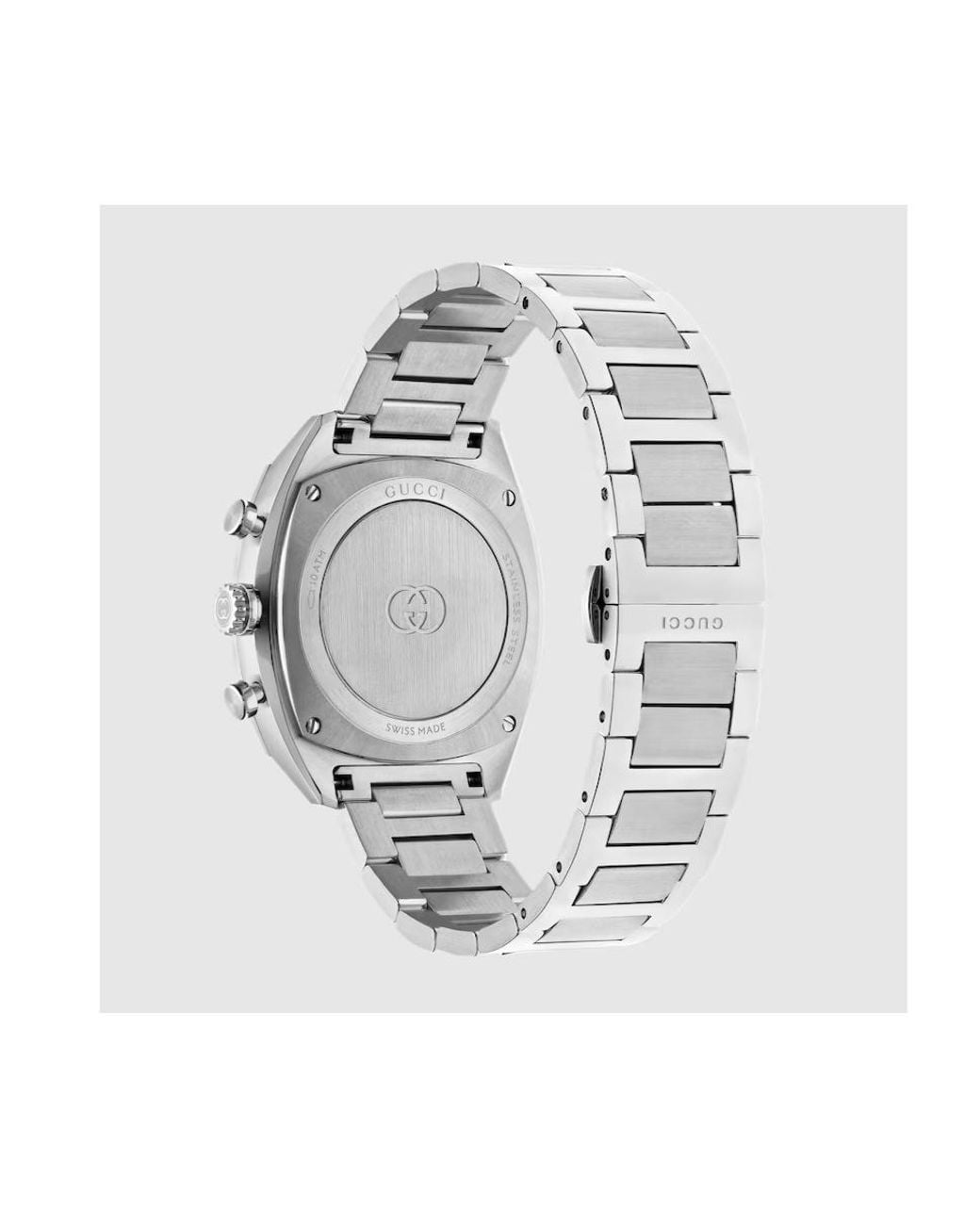 Gucci Gray Interlocking Watch, 41Mm for men