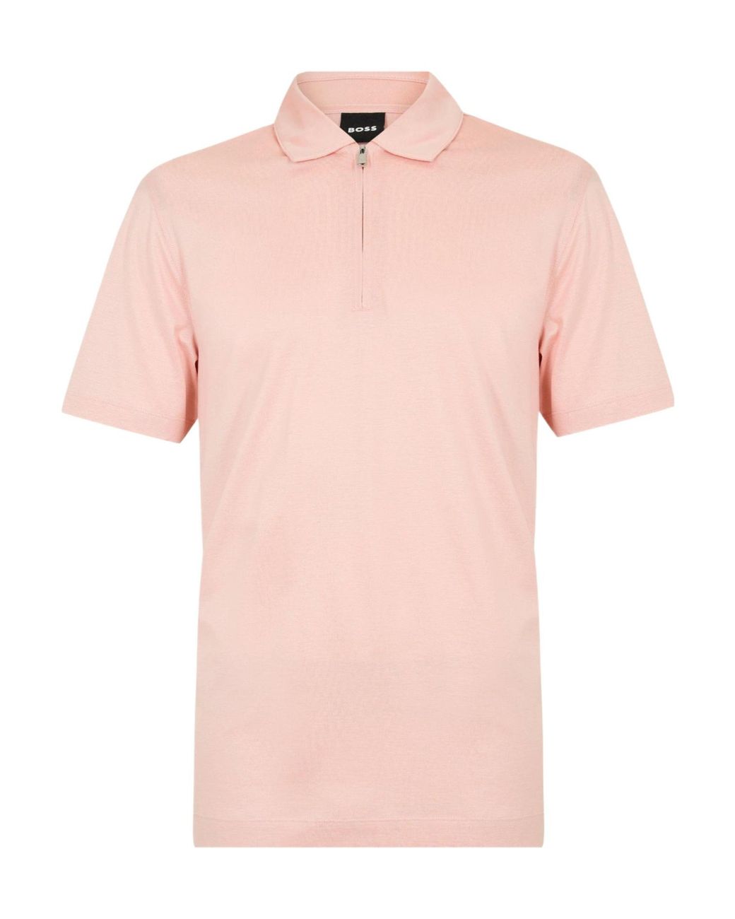 Boss Pink Classic Polo Shirt for men