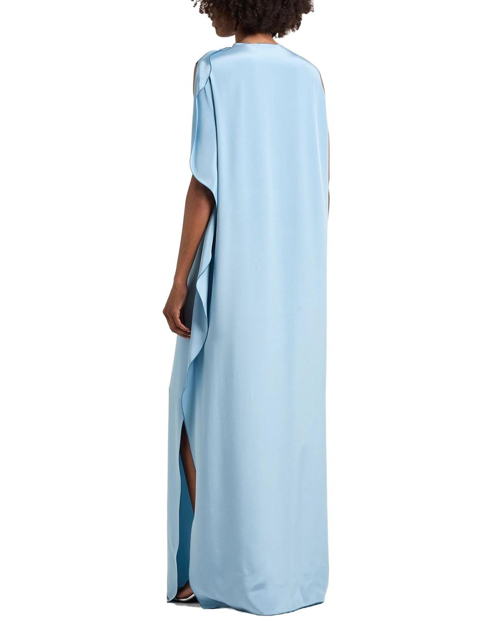 Max Mara Blue Maxi Dress Silk