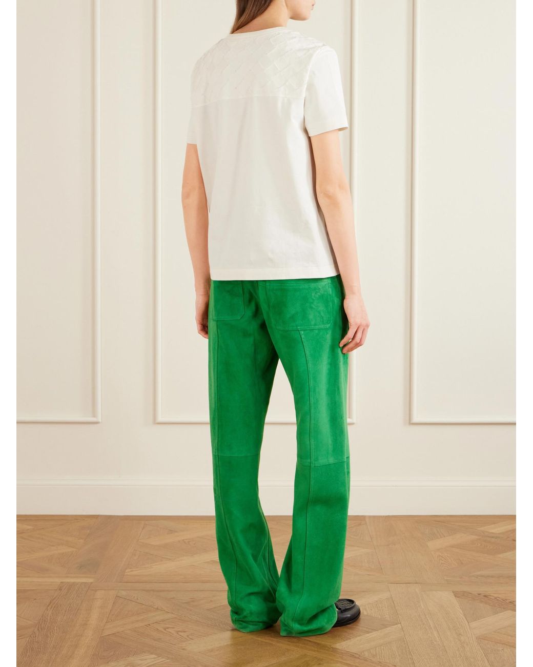 Bottega Veneta White Short-Sleeved T-Shirt