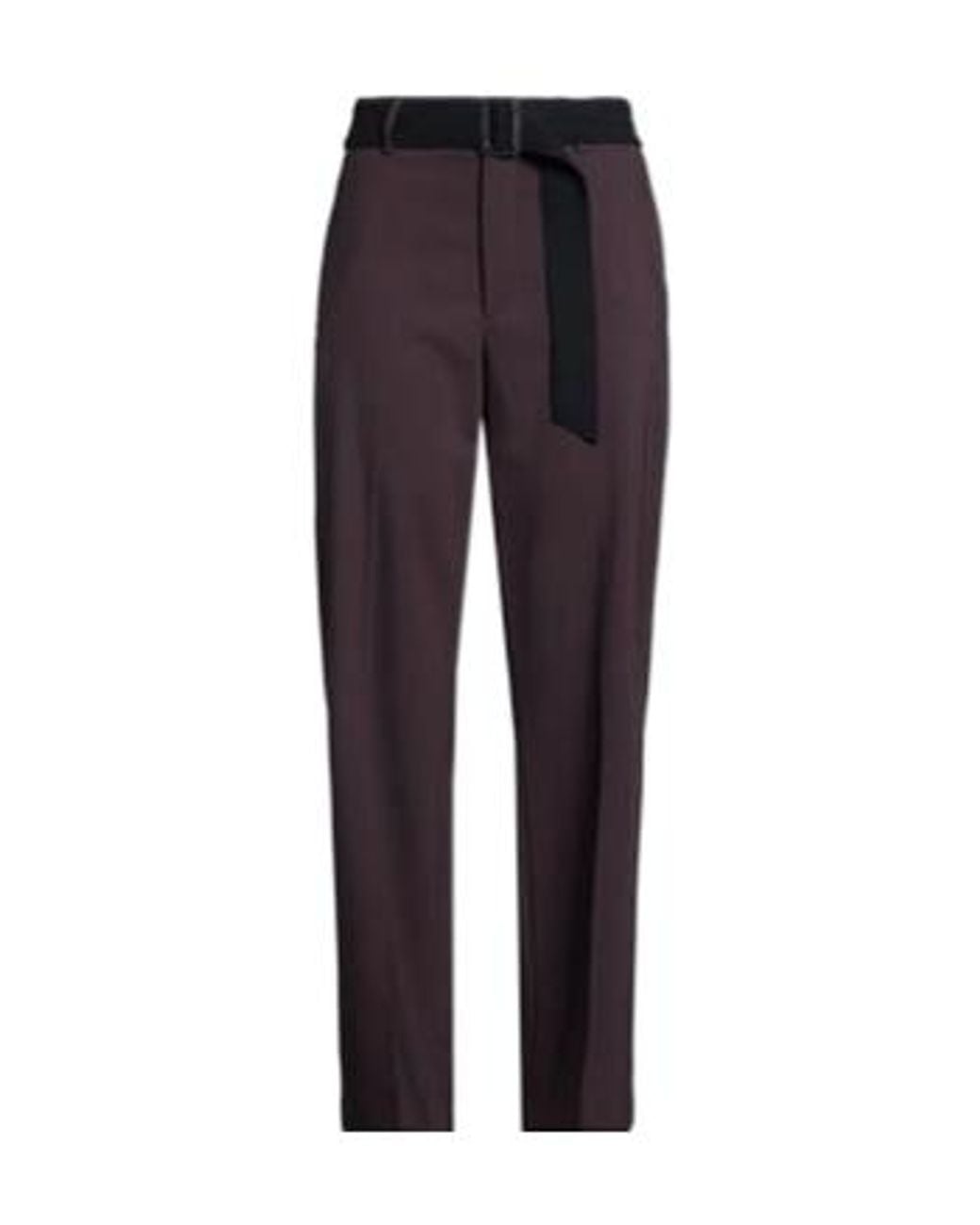 MM6 by Maison Margiela Blue Casual Straight-Leg Dress Trousers