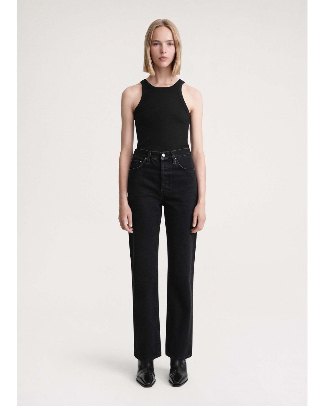 Totême  Black Belt-Loop Jeans