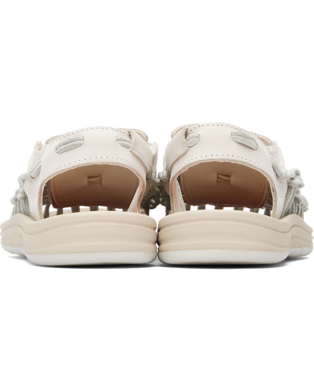 Keen White Woven Quicklace Sandals Sneakers for men