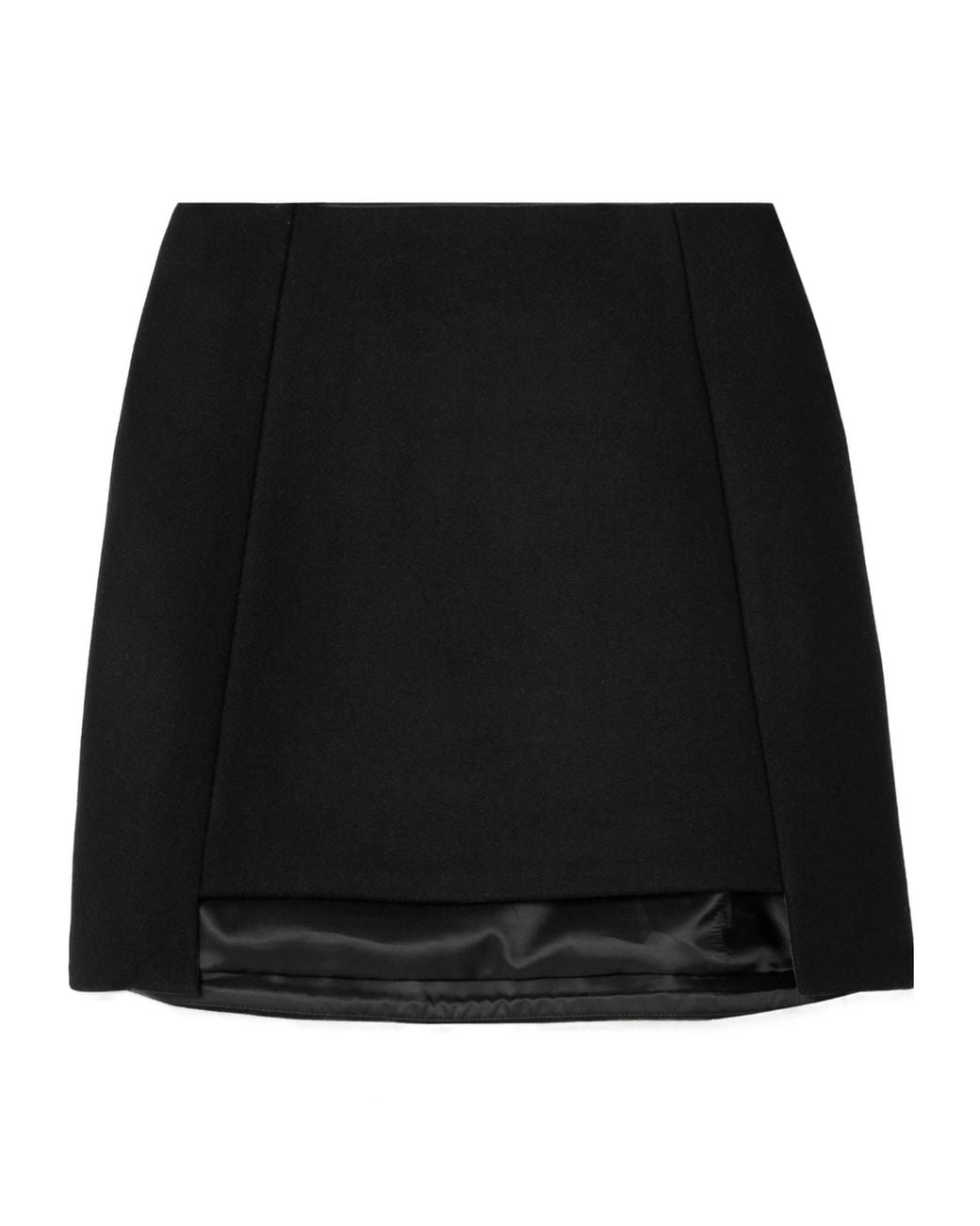Cult Gaia Black Minimal Mini Skirt