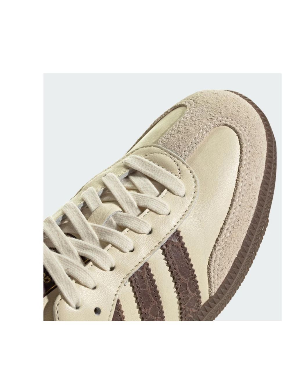 Adidas Originals Brown Samba Og Low-Top Sneakers