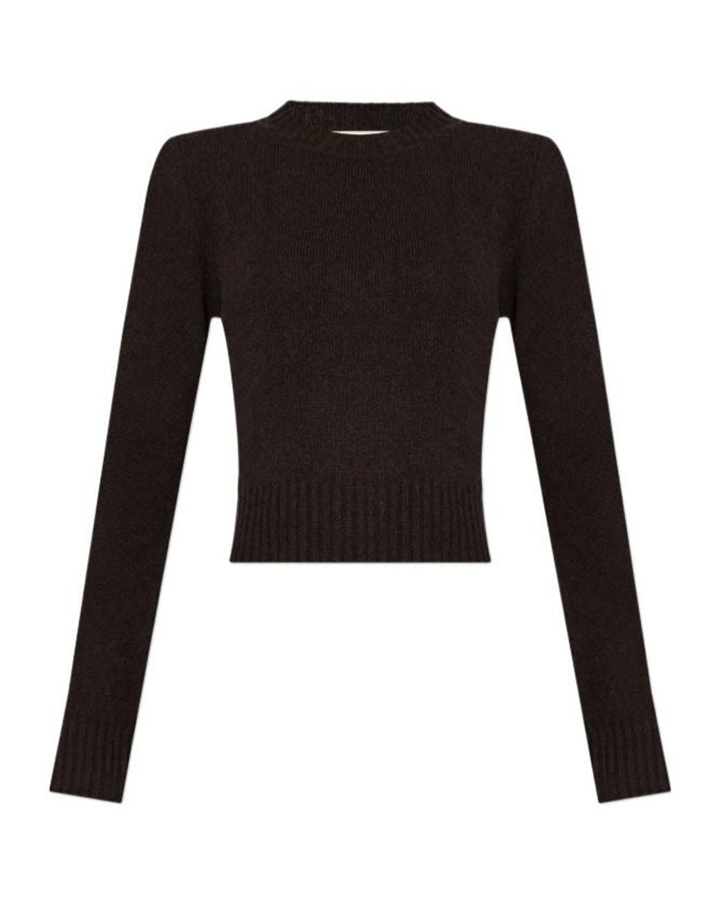AMI Blue Ami Long Sleeved Crewneck Knitted Jumper
