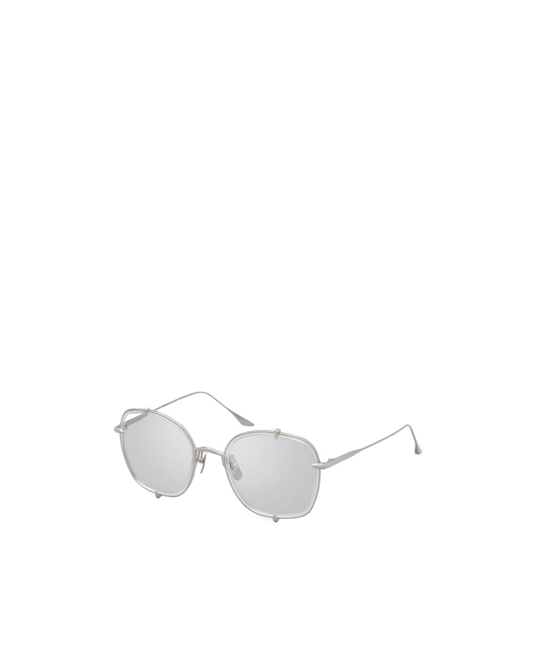 Dita Eyewear White Logo Flat Mirror