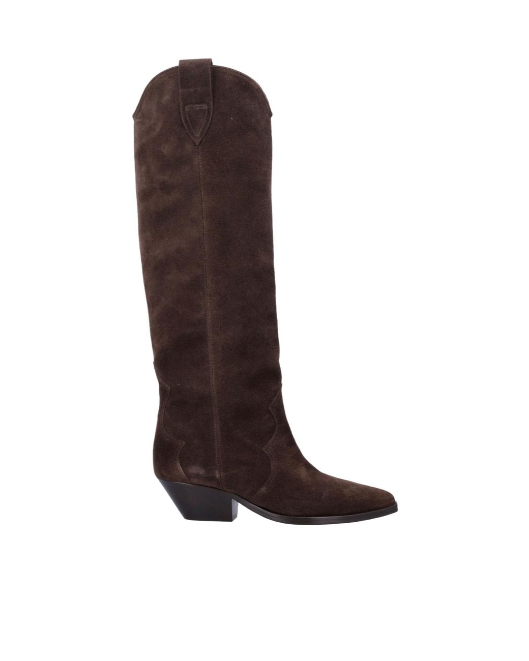 Isabel Marant Brown Denvee Pointed-Toe Knee-Length Boots